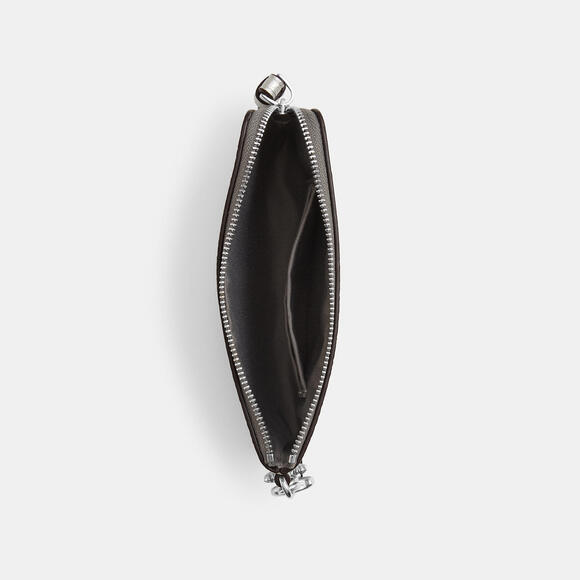 Coach Boxed Corner Zip Wristlet In Signature Canvas With Charms - Picture 3 of 6